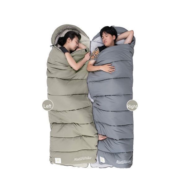 Спальник з капюшоном Naturehike M180 NH20MSD02, лівий, сірий 6975641886655 фото