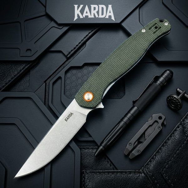 Ніж складаний Karda J328 Green J328G фото