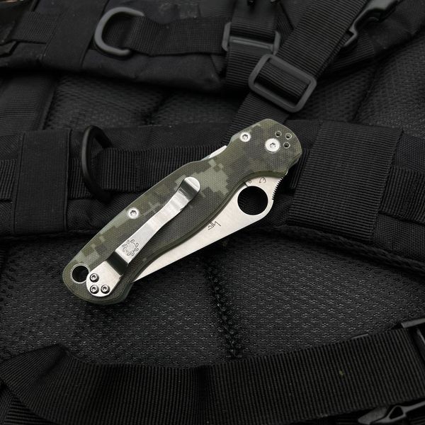 Нож складной Spyderco Para-Military 2 Camo 1077 фото