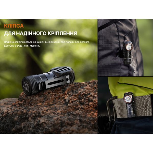 Фонарь налобный Fenix HM53R, черный HM53R фото