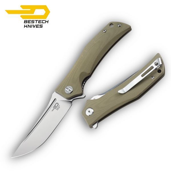 Нож Складной BESTECH SCIMITAR BG05C-1 Beige G10 BG05C-1 фото
