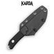 Нож Фиксированный Karda Z035 Black 1674 фото 3