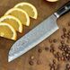 Нож кухонный Santoku (VG-10, Green-Black) KT-2506 фото 3