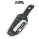 Нож Фиксированный Karda Z035 Black 1674 фото 4