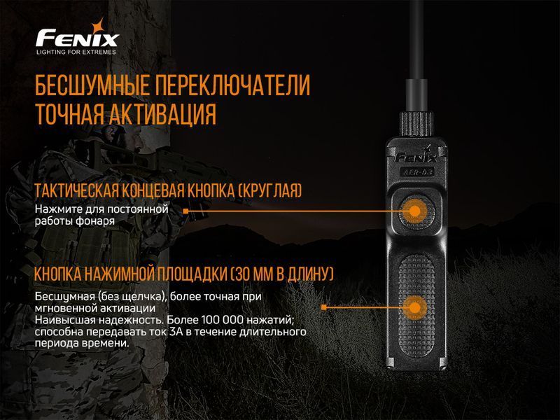 Виносна тактична кнопка Fenix AER-03 V2.0 45446 фото