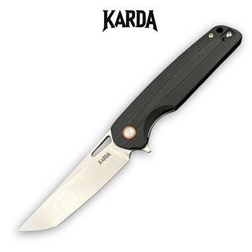 Нож складной Karda J145 Black Tanto 1673 фото