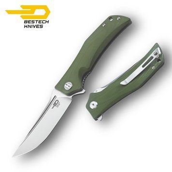 Ніж Складаний BESTECH SCIMITAR BG05B-1 Green G10 BG05B-1 фото