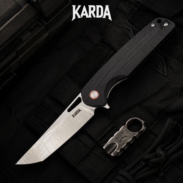Нож складной Karda J145 Black Tanto 1673 фото