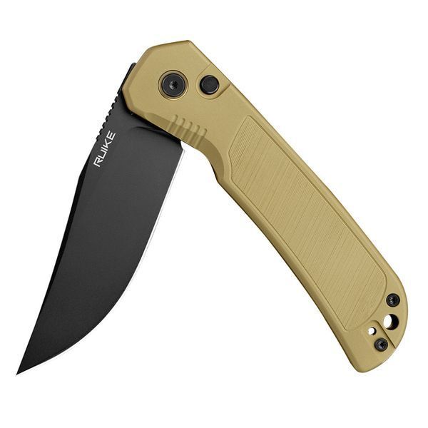 Ніж складаний туристичний Ruike P192-AY, (9.1 см) 14C28N / алюмінієвий сплав 6063, бронзовий P192-AY фото