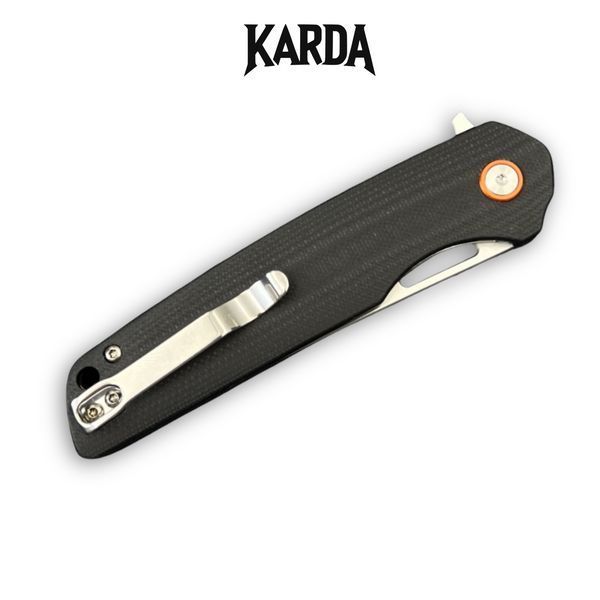 Нож складной Karda J145 Black Tanto 1673 фото