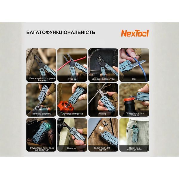 Мультитул NexTool Mini Sailor S11 Pro NE20382A NE20382A фото