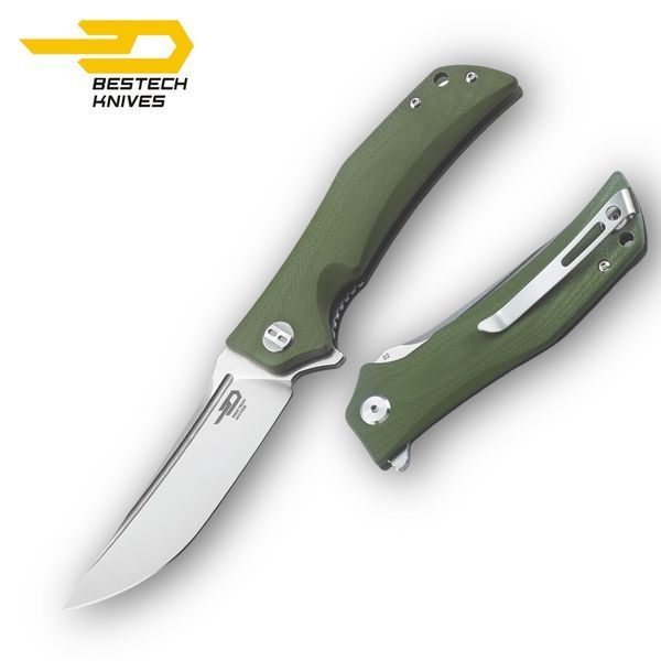 Ніж Складаний BESTECH SCIMITAR BG05B-1 Green G10 BG05B-1 фото