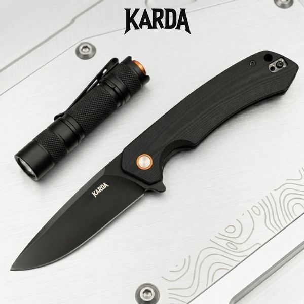 Нож складной Karda J146 All Black 1554 фото