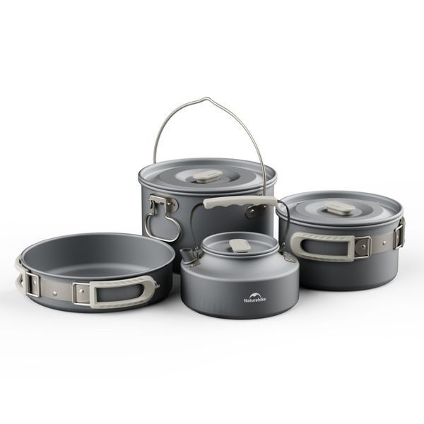Кастрюля Naturehike CNK2450CF010, 1.7 л, алюминий 6976507663342 фото