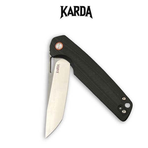 Нож складной Karda J145 Black Tanto 1673 фото
