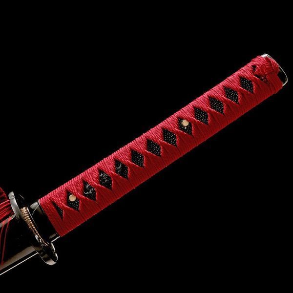 Катана Сувенирная Red Silver laminated steel 1644 фото