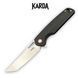 Нож складной Karda J145 Black Tanto 1673 фото 1