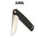 Нож складной Karda J145 Black Tanto 1673 фото 3