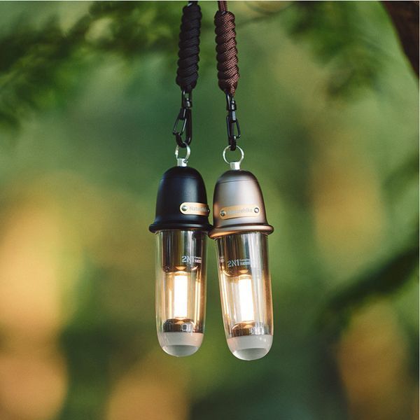 Ліхтар кемпінговий Naturehike CNK2350ZM010, 118х39мм, коричневий 73079 фото
