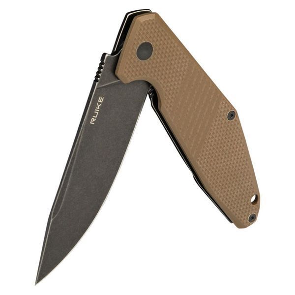 Нож складной туристический Ruike D191-W, (9.2 см) 8Cr13Mov/G10 + steel 420 коричневый D191-W фото