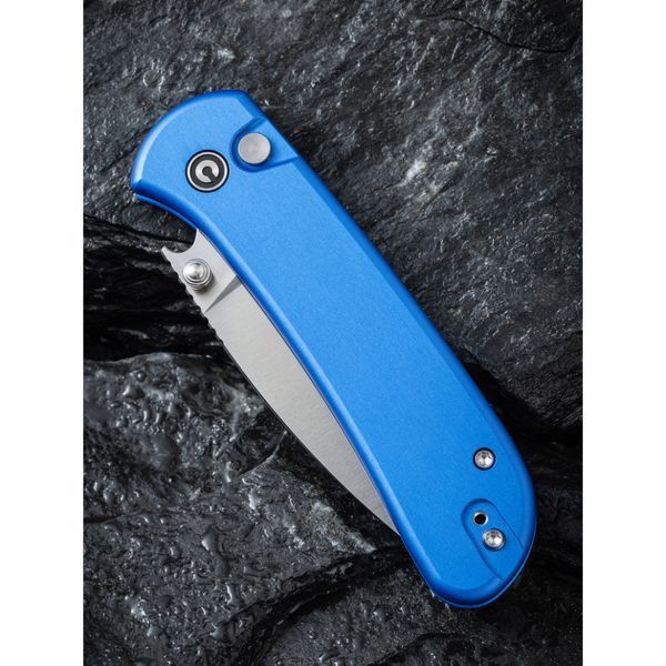 Ніж складаний кишеньковий Civivi Qubit, (7.6 см) 14C28N / Aluminum синій C22030E-3 фото