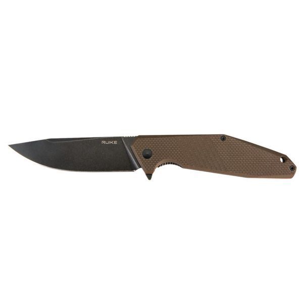 Нож складной туристический Ruike D191-W, (9.2 см) 8Cr13Mov/G10 + steel 420 коричневый D191-W фото