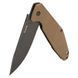 Нож складной туристический Ruike D191-W, (9.2 см) 8Cr13Mov/G10 + steel 420 коричневый D191-W фото 4