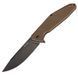 Нож складной туристический Ruike D191-W, (9.2 см) 8Cr13Mov/G10 + steel 420 коричневый D191-W фото 1
