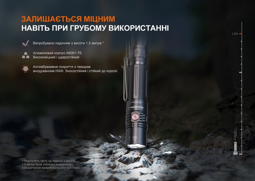 Ліхтар ручний Fenix PD36R V2.0 PD36RV20 фото