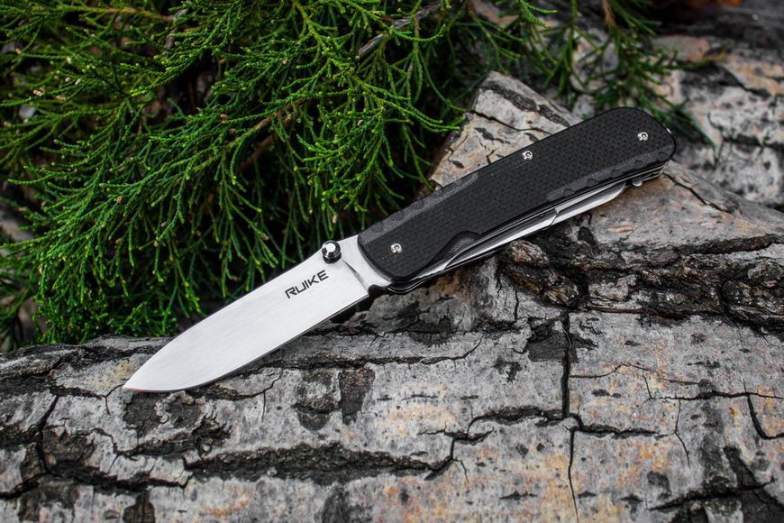 Багатофункціональний ніж Ruike Trekker LD31-B, (8.5 см) 12C27 / G10 чорний, 14 інстр. LD31-B фото