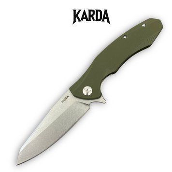 Нож складной Karda Буйвил J104 Green 1118 фото