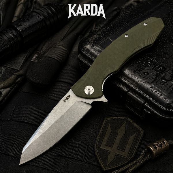Ніж складний Karda Буйвіл J104 Green 1118 фото