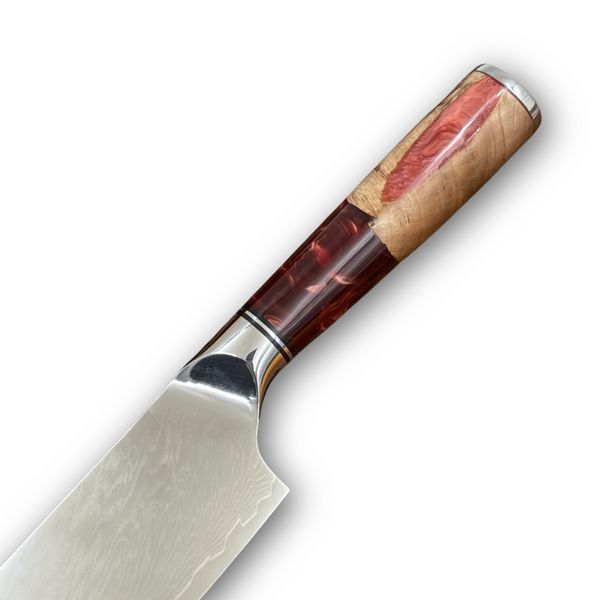 Нож кухонный Шеф (VG-10, Red Brown) KT-2205RB фото