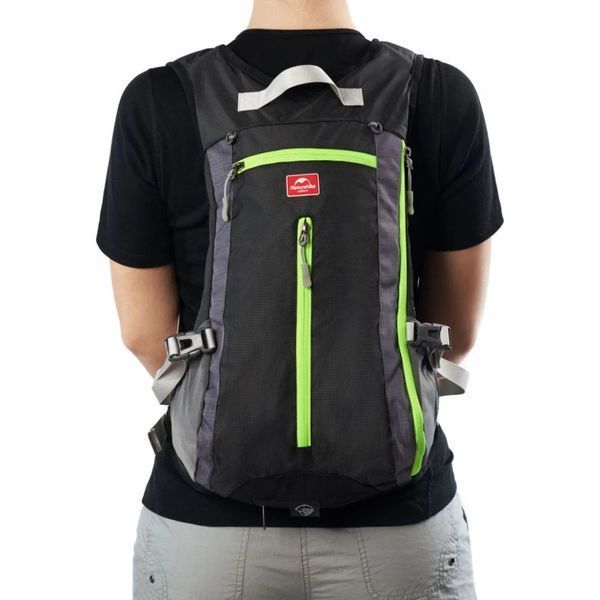 Велорюкзак з чохлом для шолома Naturehike 15 л sky blue NH15C001-B, блакитний 6927595708040 фото