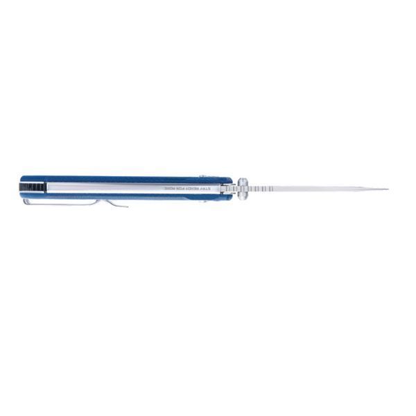 Ніж складаний туристичний SRM Rubik 7228B-ME2 (8.7 см) 14C28N / Micarta блакитний 7228B-ME2 фото