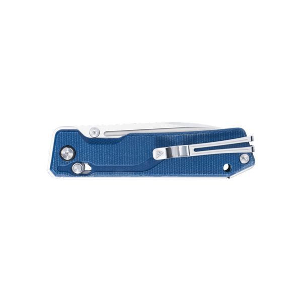 Ніж складаний туристичний SRM Rubik 7228B-ME2 (8.7 см) 14C28N / Micarta блакитний 7228B-ME2 фото