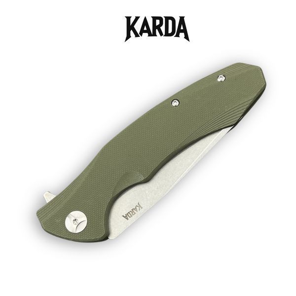 Ніж складний Karda Буйвіл J104 Green 1118 фото