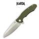 Ніж складний Karda Буйвіл J104 Green 1118 фото 1