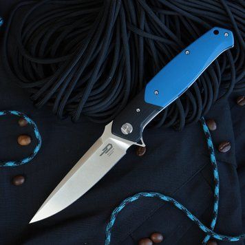 Нож Складной BESTECH SWORDFISH BG03D Black and blue G10 BG03D фото