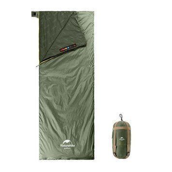 Спальник сверхлегкий Naturehike Summer LW180 NH21MSD09 левый, (15&deg;C), pp M, зеленый 6927595777930-L фото