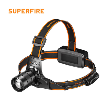 Налобный Фонарик с усиленным световым потоком и сенсорным управлением SuperFire HL71 SF-HL71 фото