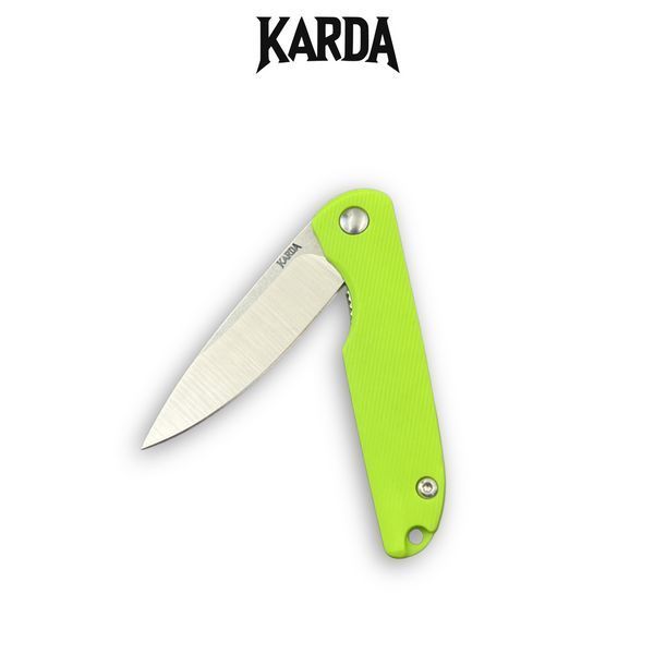 Нож Складной Брелок Karda J160 Lime Green 1671 фото