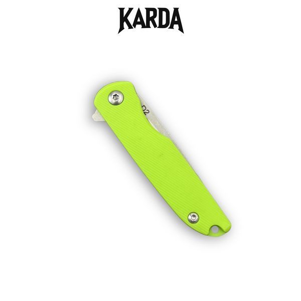 Нож Складной Брелок Karda J160 Lime Green 1671 фото