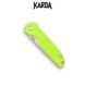 Нож Складной Брелок Karda J160 Lime Green 1671 фото 4