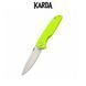 Нож Складной Брелок Karda J160 Lime Green 1671 фото 1