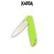 Нож Складной Брелок Karda J160 Lime Green 1671 фото 2