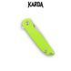 Нож Складной Брелок Karda J160 Lime Green 1671 фото 5
