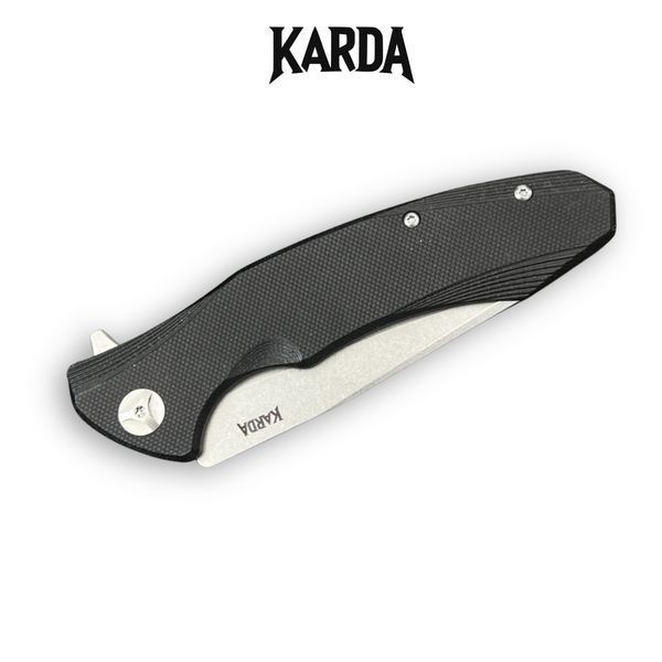 Ніж складний Karda Буйвіл J104 Black 1133 фото