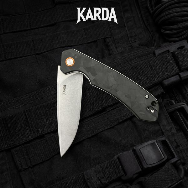 Ніж складний Karda J146 Carbon Black 1670 фото