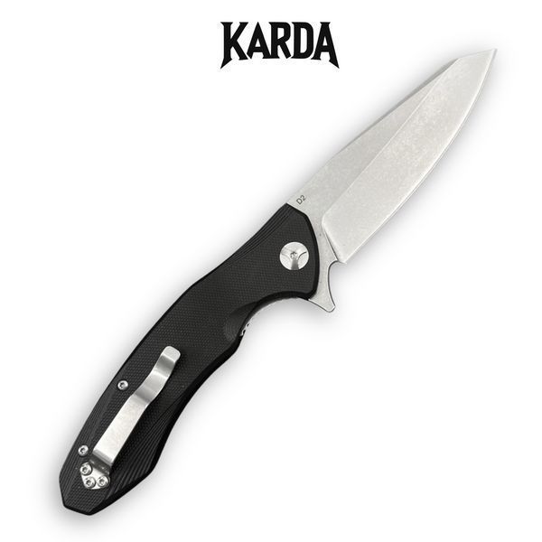 Ніж складний Karda Буйвіл J104 Black 1133 фото